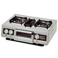Schwank grill-equipped gas tabletop cooker with two burners（R-3GI）