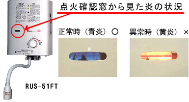 ガス瞬間湯沸器 | 長期間製品を安全にお使いいただくための大切な