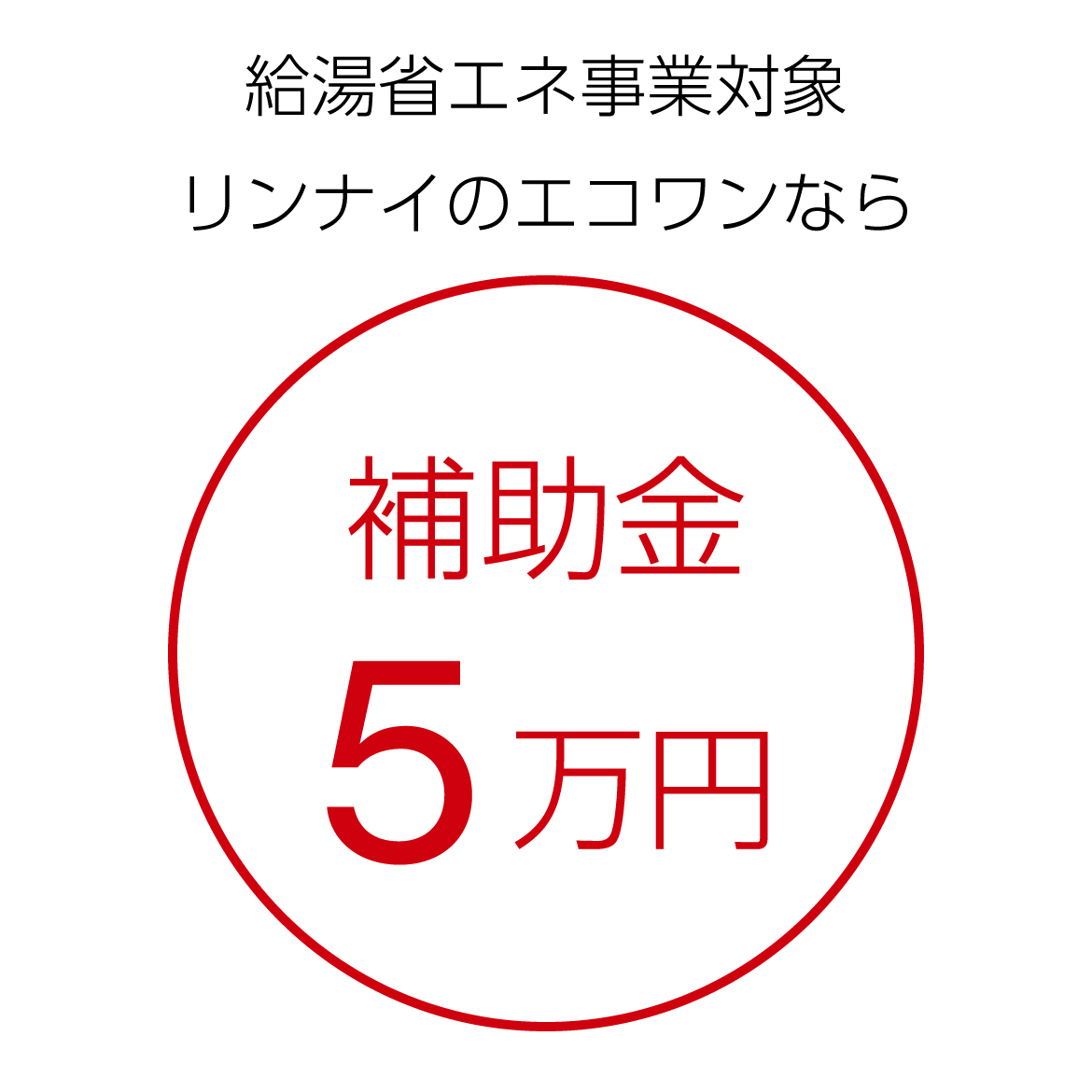 補助金5万円